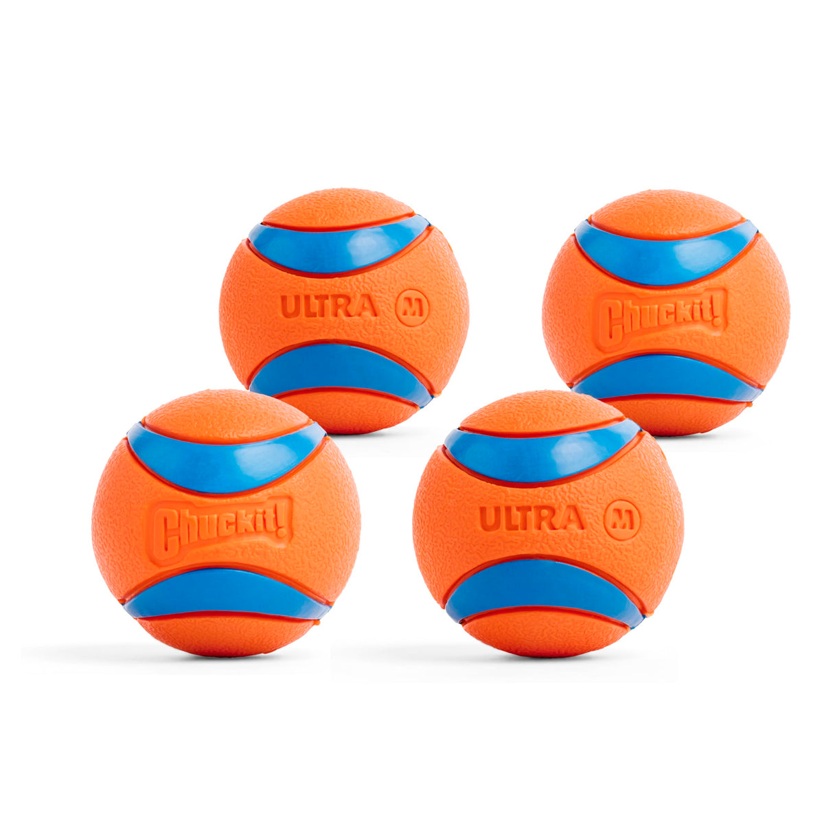 Chuckit! Ultra Squeaker Balls for Dogs, Floating Water Pet Toys, Durable Rubber Pet Toy, Bouncy Squeaky Fetch Balls for Dogs, Medium (2.5") 2 Count (Pack of 12)