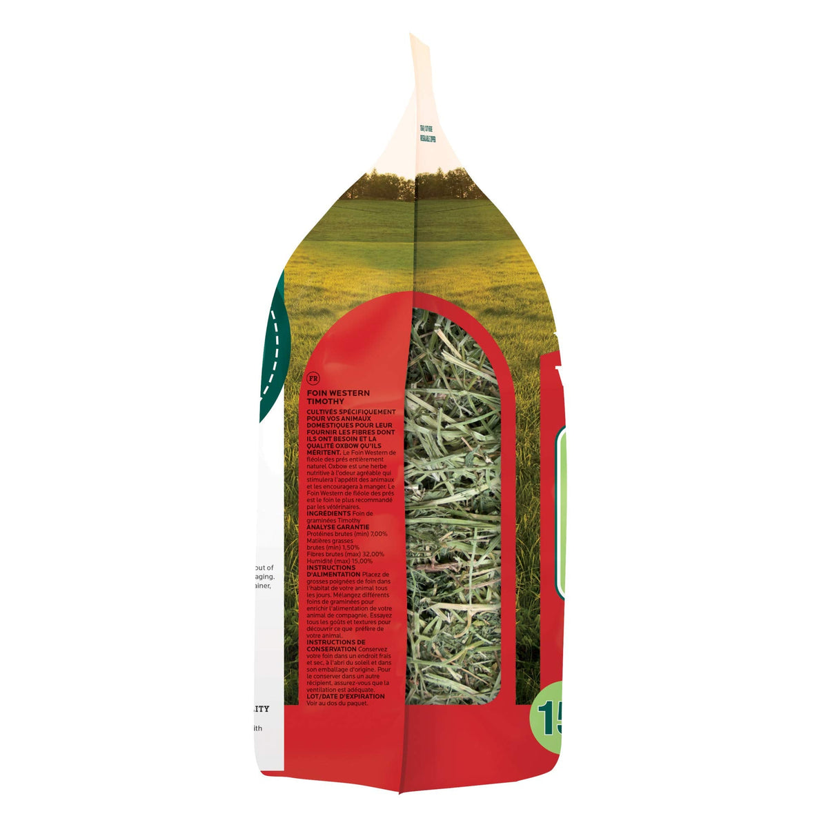 Oxbow Western Timothy Hay, Rabbit & Guinea Pig Hay, High Fiber, USA, 90 oz