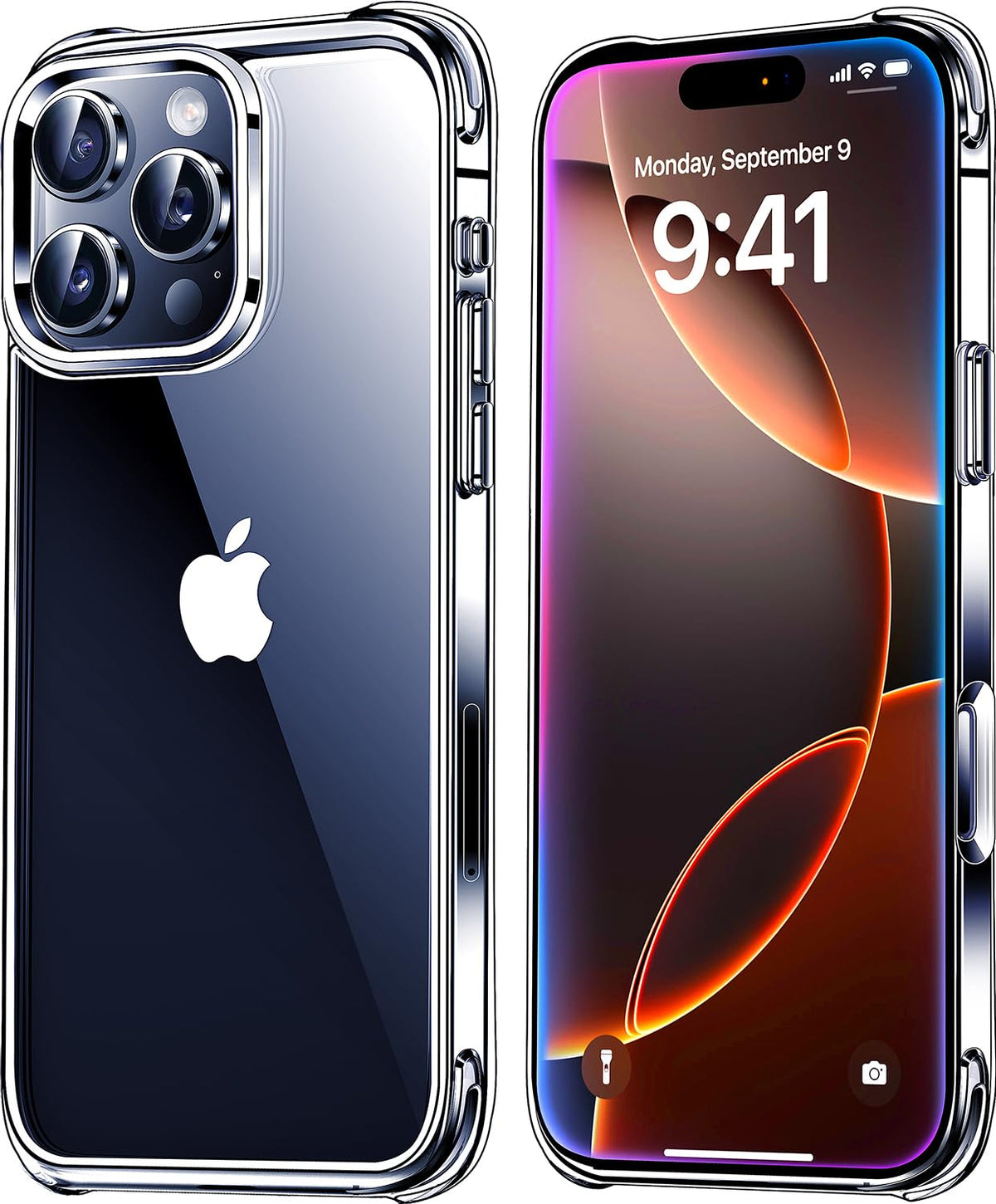 Mkeke for iPhone 18 Pro Max Case Clear [Not-Yellowing]