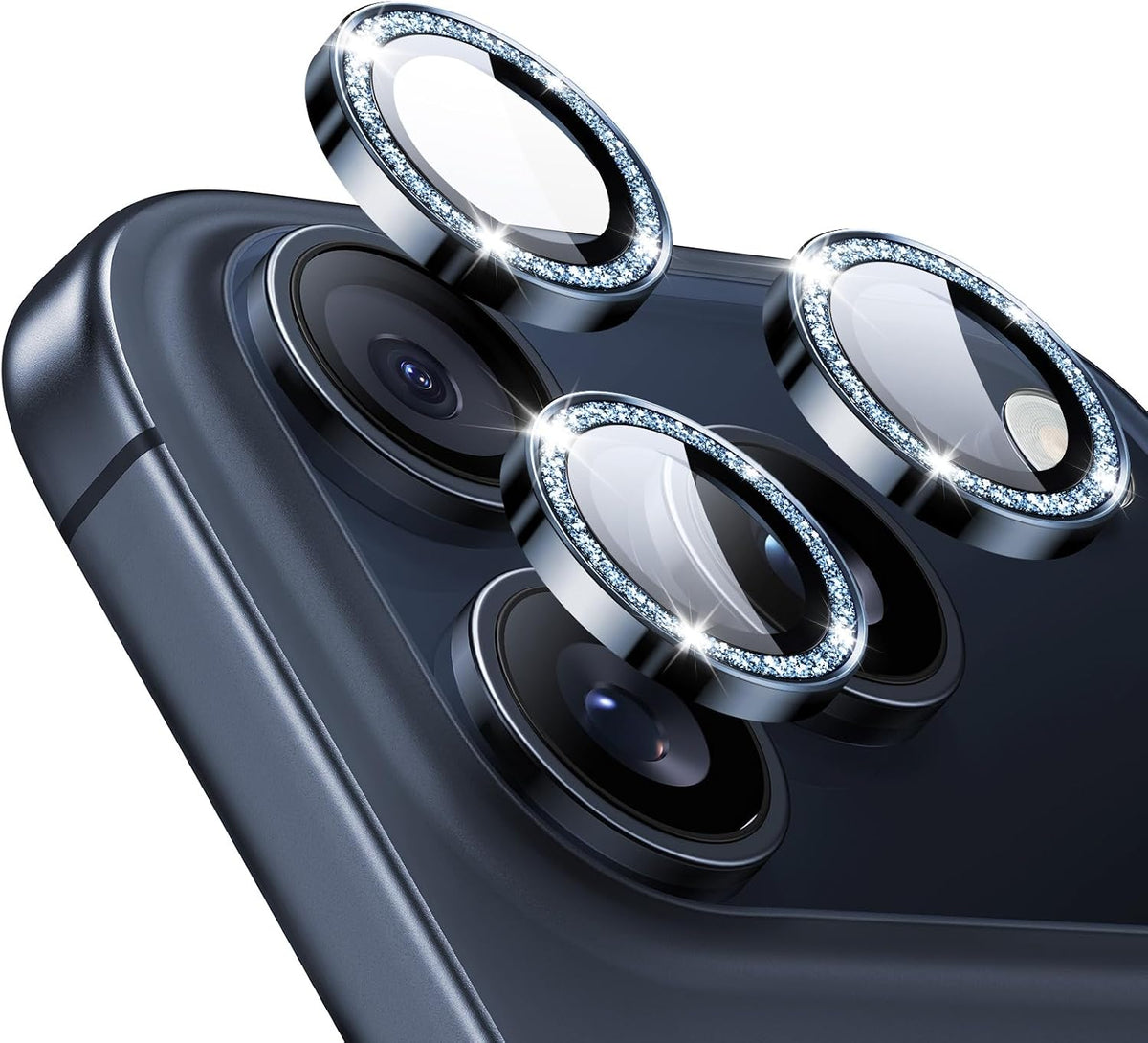 ESR for iPhone Duo Camera Lens Protector, 1 Pack, Blue