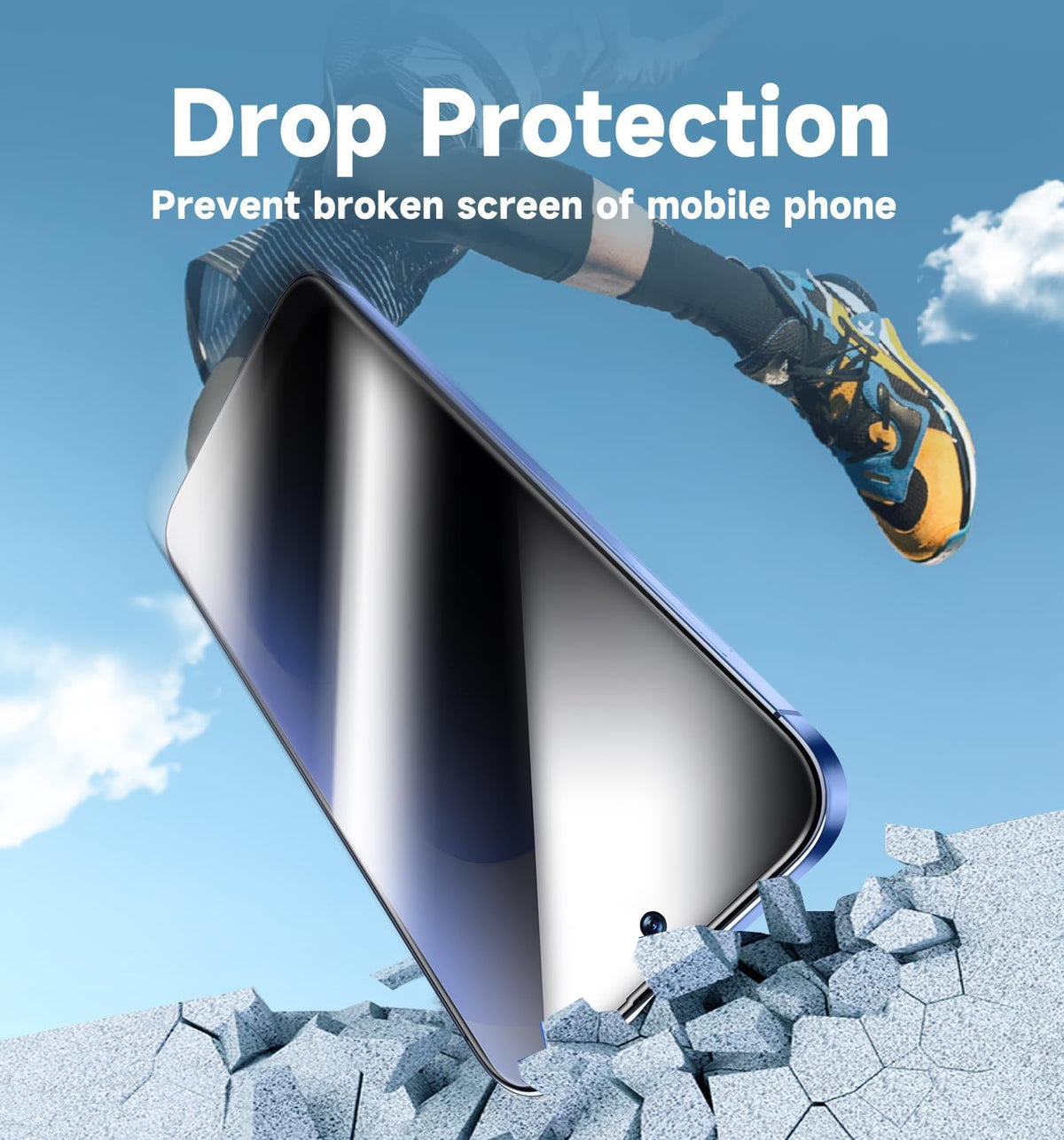 MAGIC JOHN Privacy for iPhone 18 Pro Max Screen Protector 6.9 inch