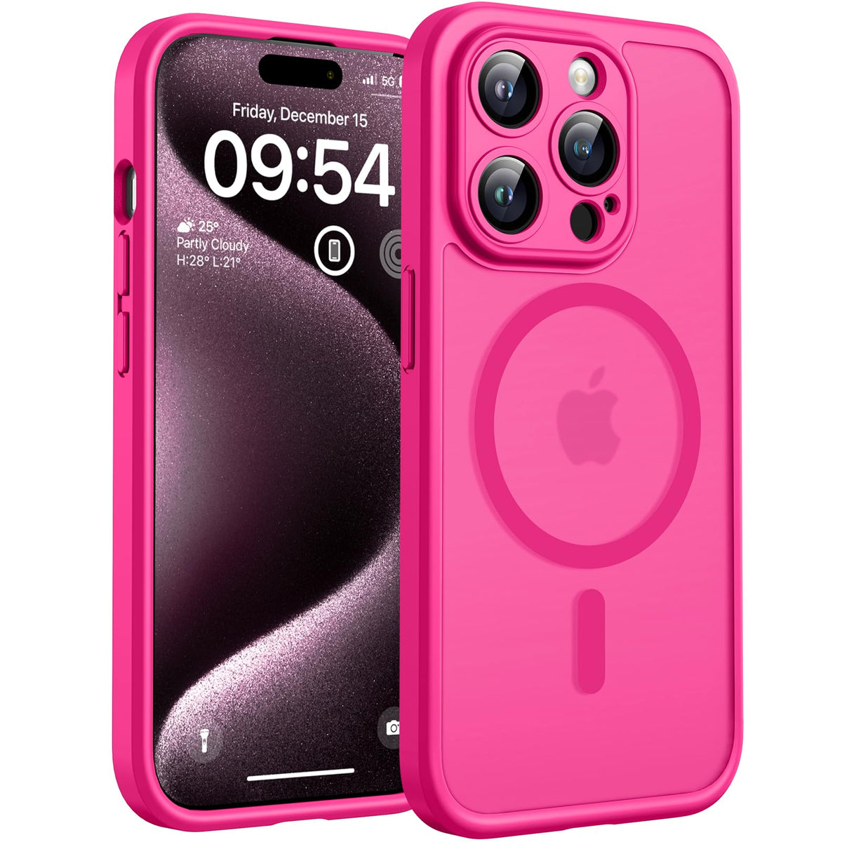 TOCOL for iPhone 13 Pro Max Case, Compatible with MagSafe, Black