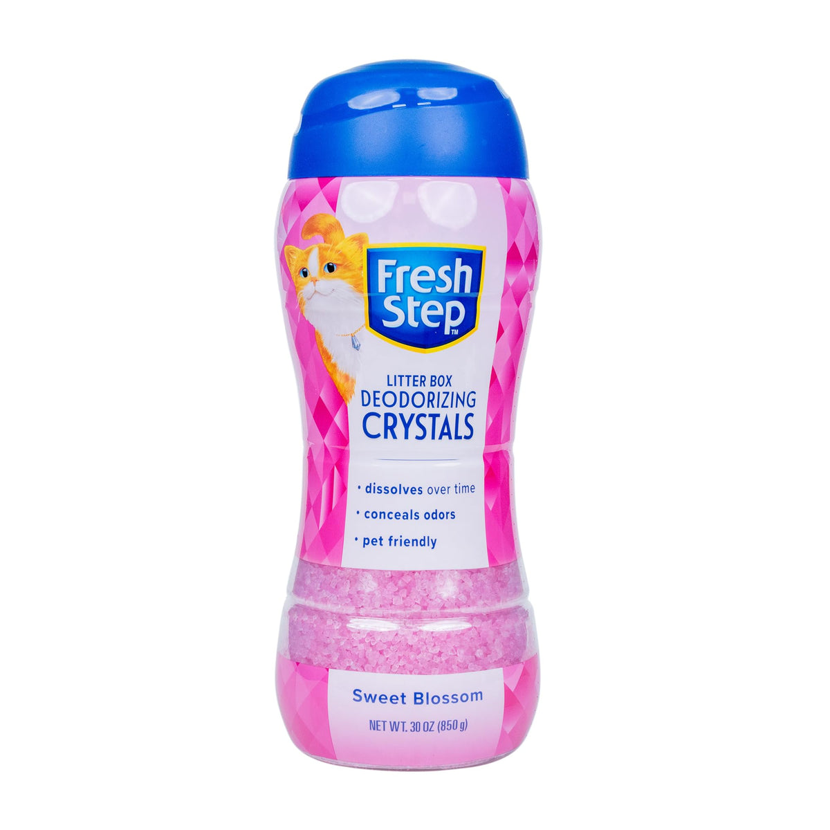 Fresh Step - Cat Litter Deodorizer, Litter Box Crystals, Fresh Scent, 15 oz