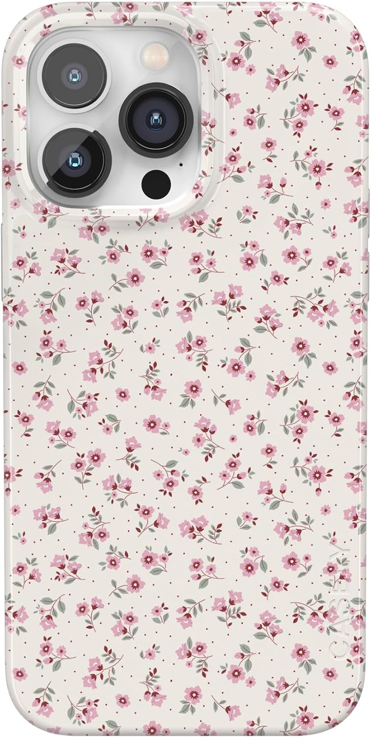 Casely iPhone 17 Case | Pastel Picnic | Blue Gingham | Compatible with MagSafe | Classic Ultra Thin Design