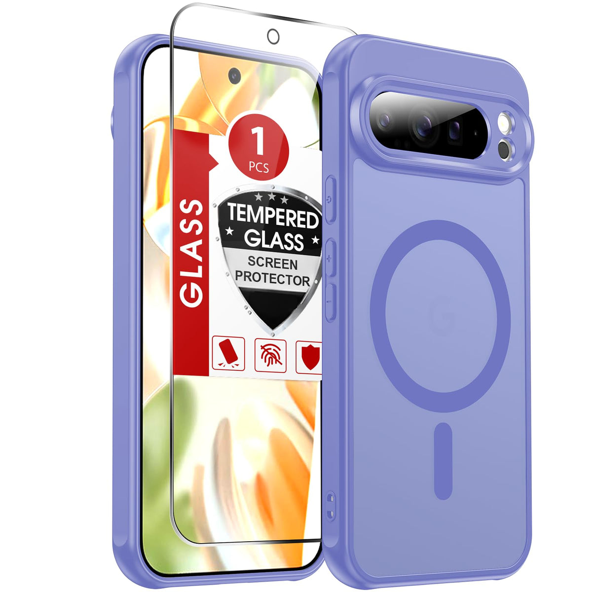 LeYi for Pixel-8A Phone Case: MagSafe Fit & Screen Protector Crystal Clear