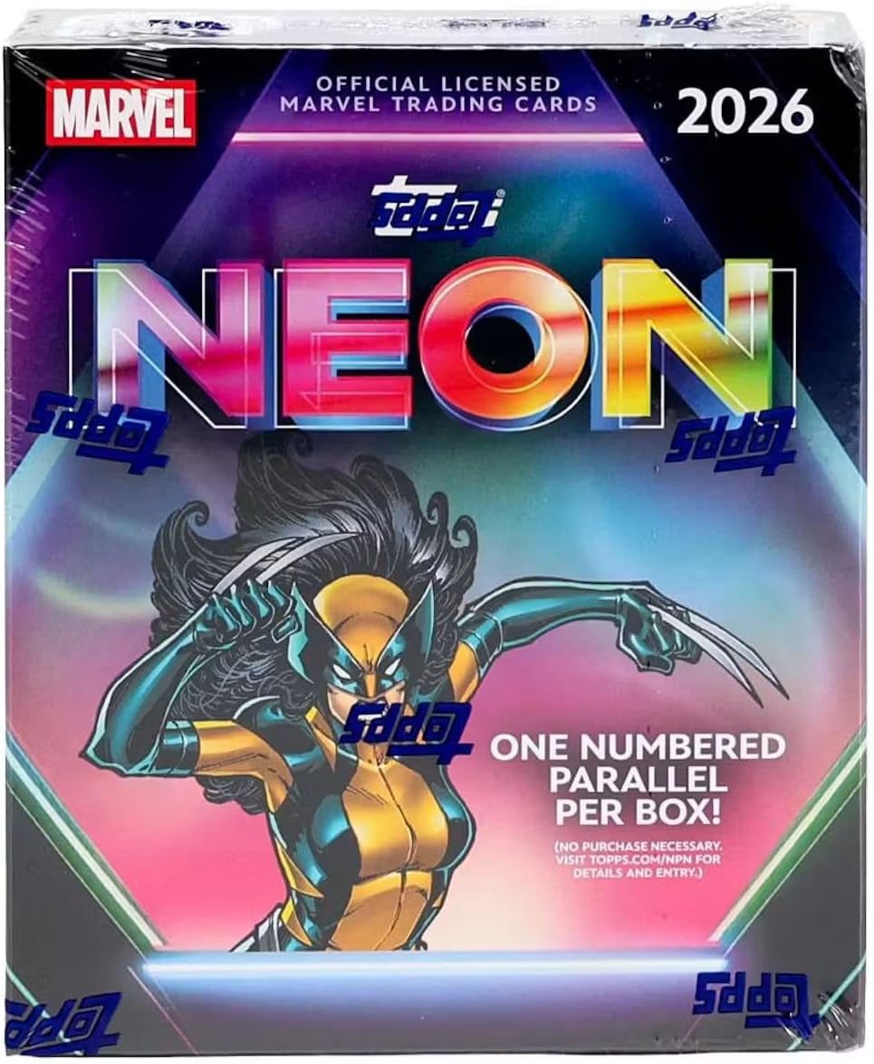2026 Topps Marvel Neon MEGA box (10 pks/bx)
