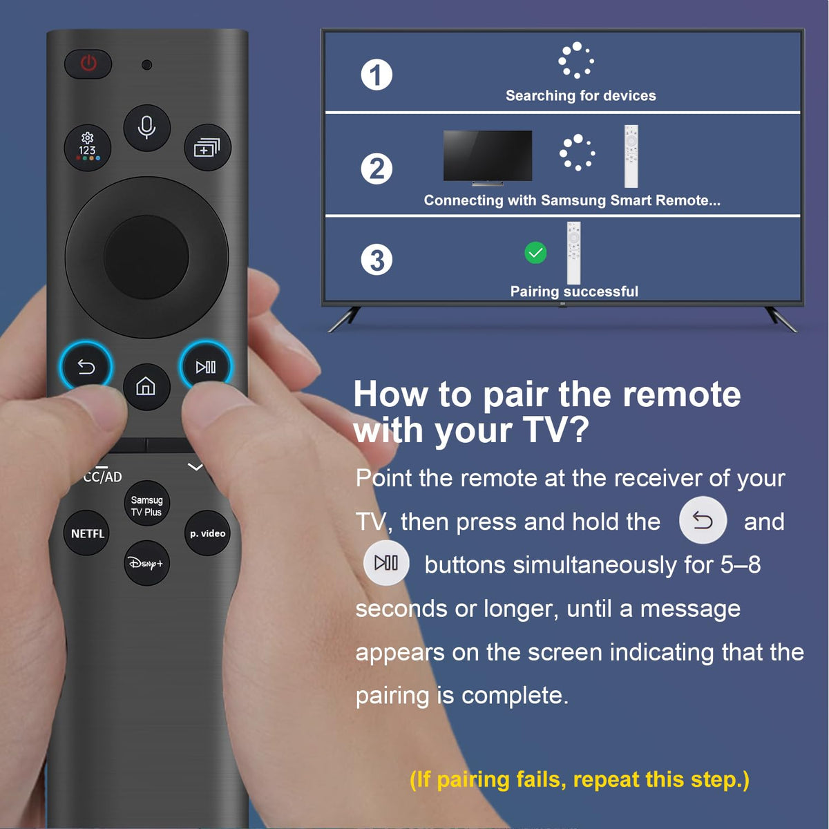 for-LG-Magic-Remote, Gvirtue Solar Voice Remote Control for-LG-Smart TV