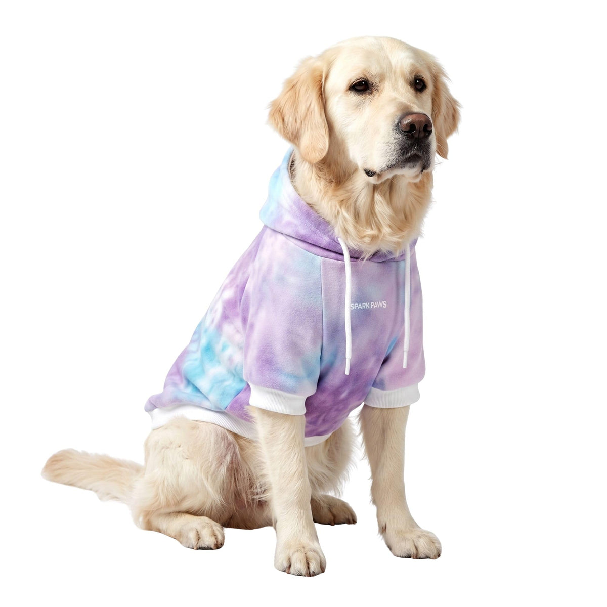 Spark Paws Dog Hoodie - Dog Sweater Sweatshirt Clothes for Large Dogs Puppy