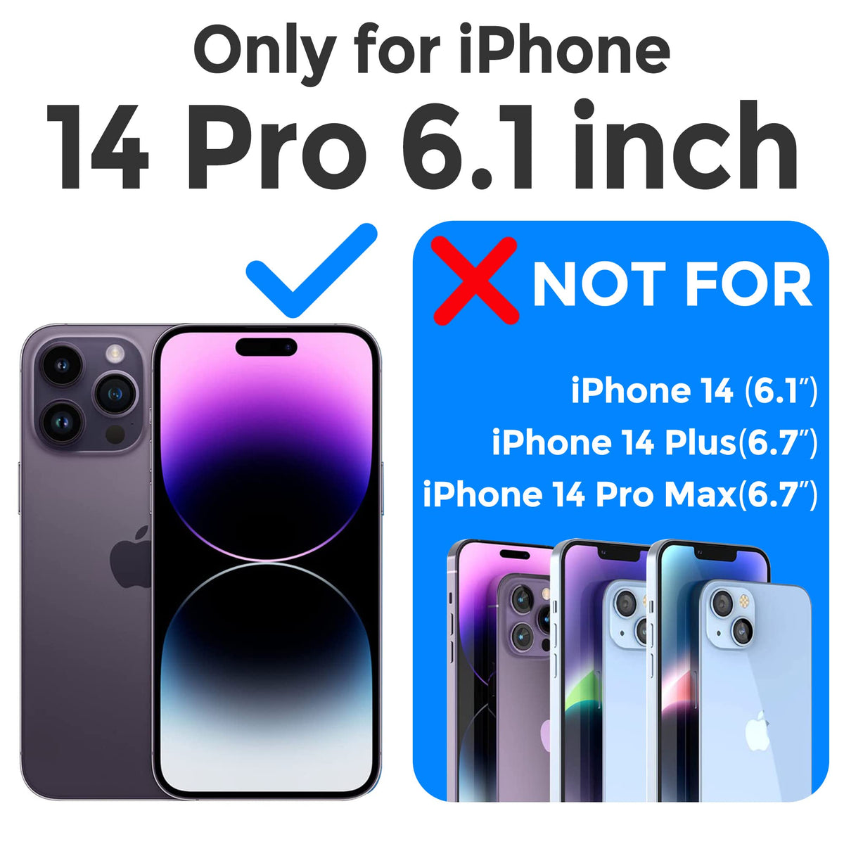 Mkeke for iPhone 18 Pro Max Case Clear [Not-Yellowing]