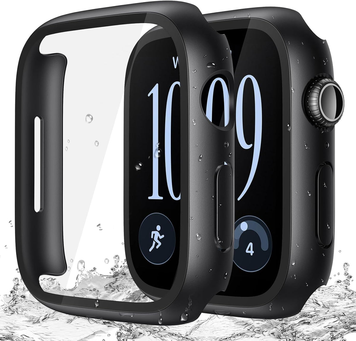 Misxi 2-Pack Waterproof Hard Case for 46mm Apple Watch Series 12 (2026)