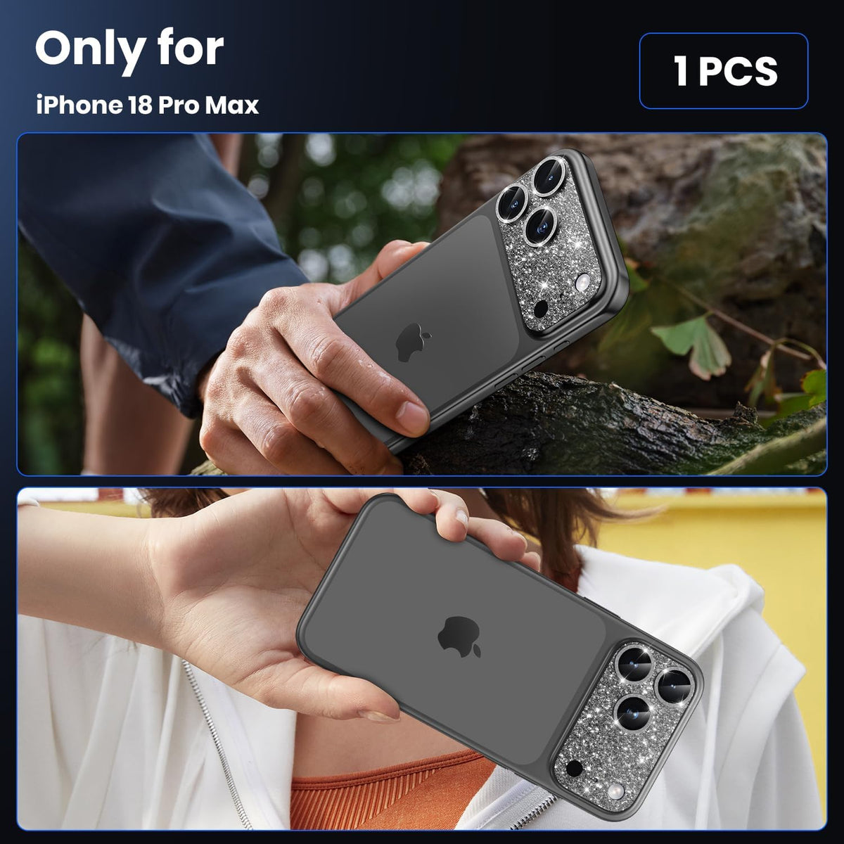 WSKEN for iPhone 18 Pro Max Camera Lens Protector - Military Grade Design