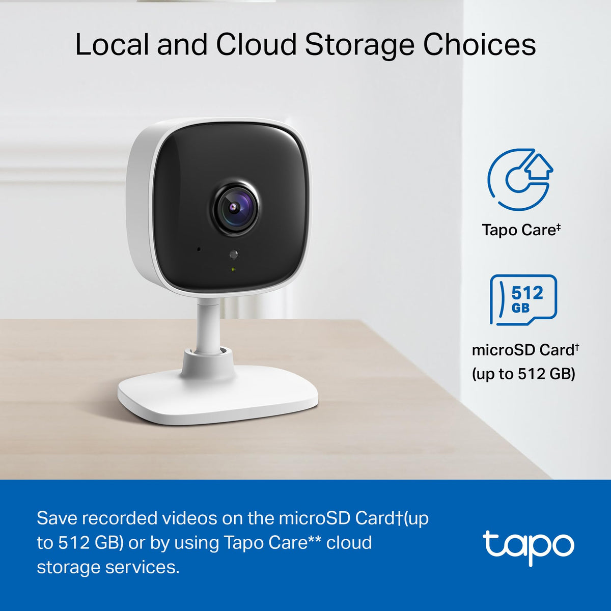 Tapo 1080P Indoor Security Camera, Baby Monitor, Dog Camera, Wired, C100