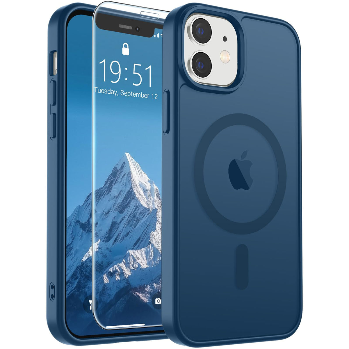 SUPFINE Magnetic for iPhone 13 Case/iPhone 14 Case Black