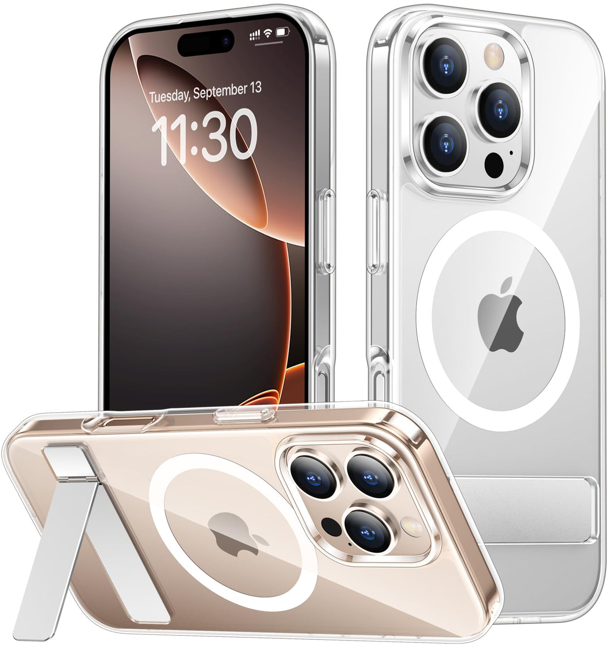 SPIDERCASE for iPhone 18 Pro Max Case/iPhone 17 Pro Max Case,Magnetic,Clear