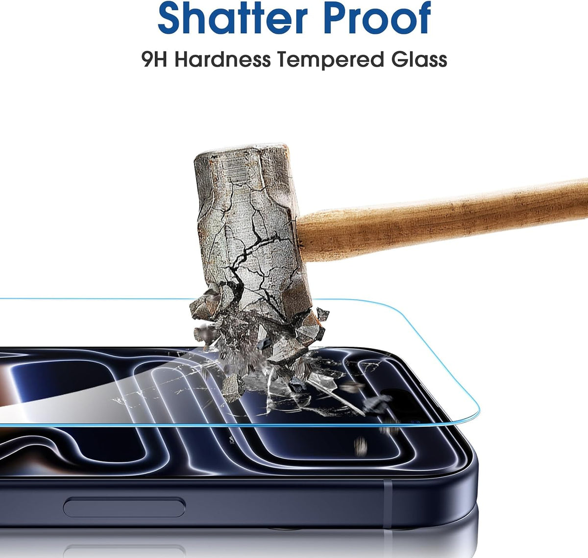 amFilm OneTouch for iPhone 18 Pro Max 6.9'' Screen Protector Tempered Glass