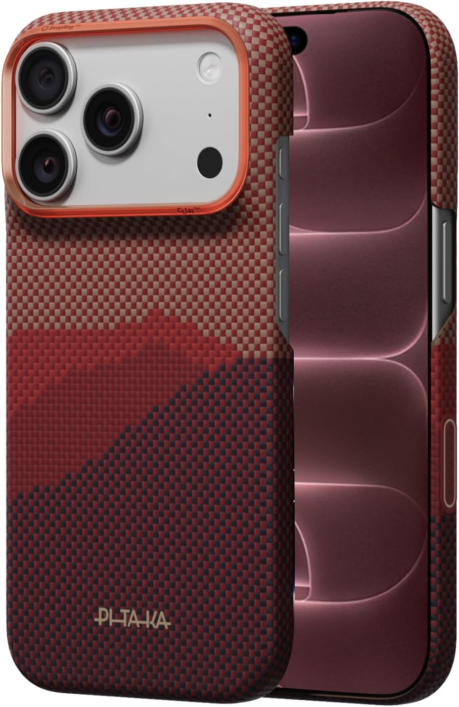 pitaka for iPhone 18 Pro Case 6.3" with Caseless Feeling, Abyss Blue