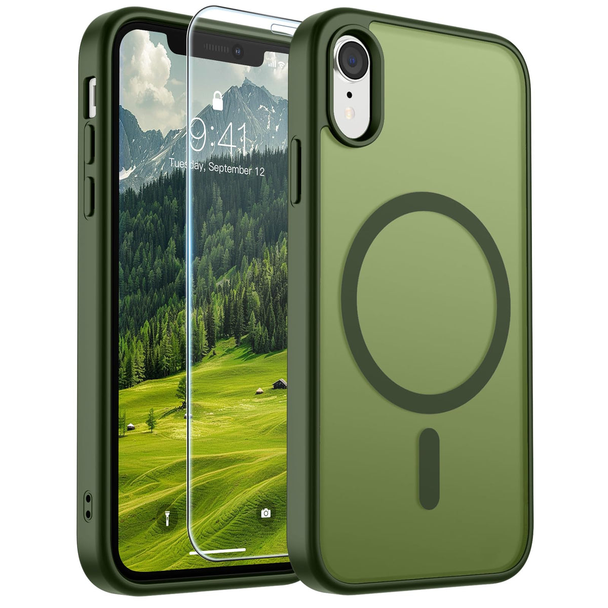 SUPFINE Magnetic for iPhone 13 Case/iPhone 14 Case Black