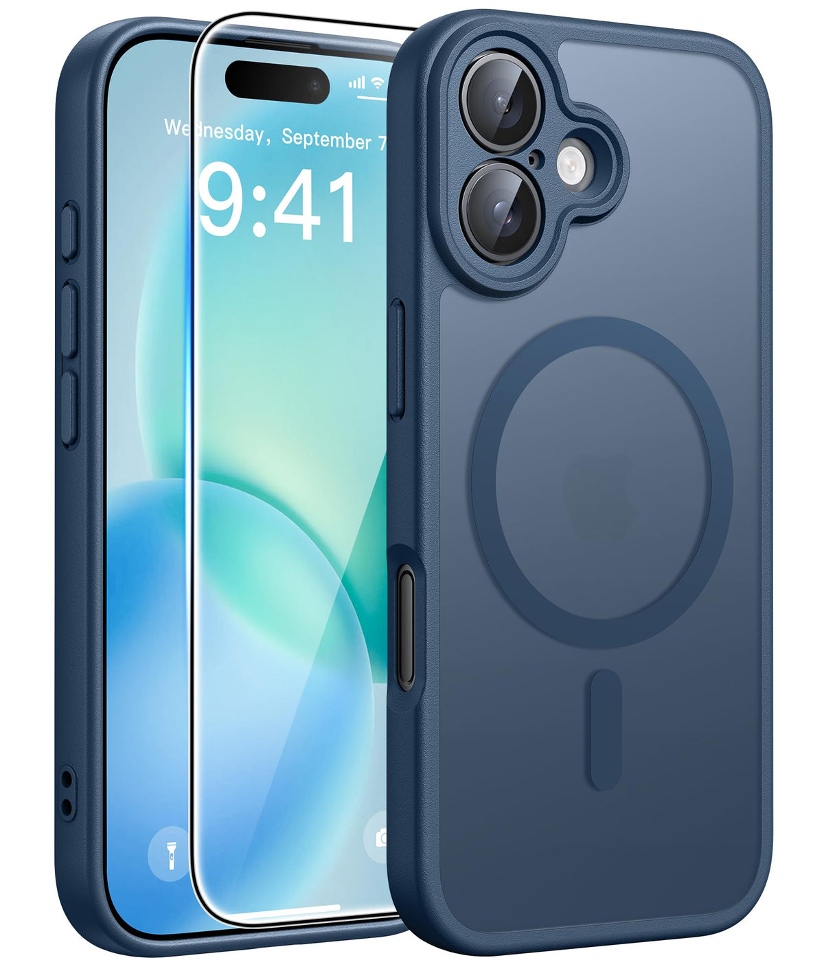 FNTCASE for iPhone 17 Case, Fit for Magsafe, Teal