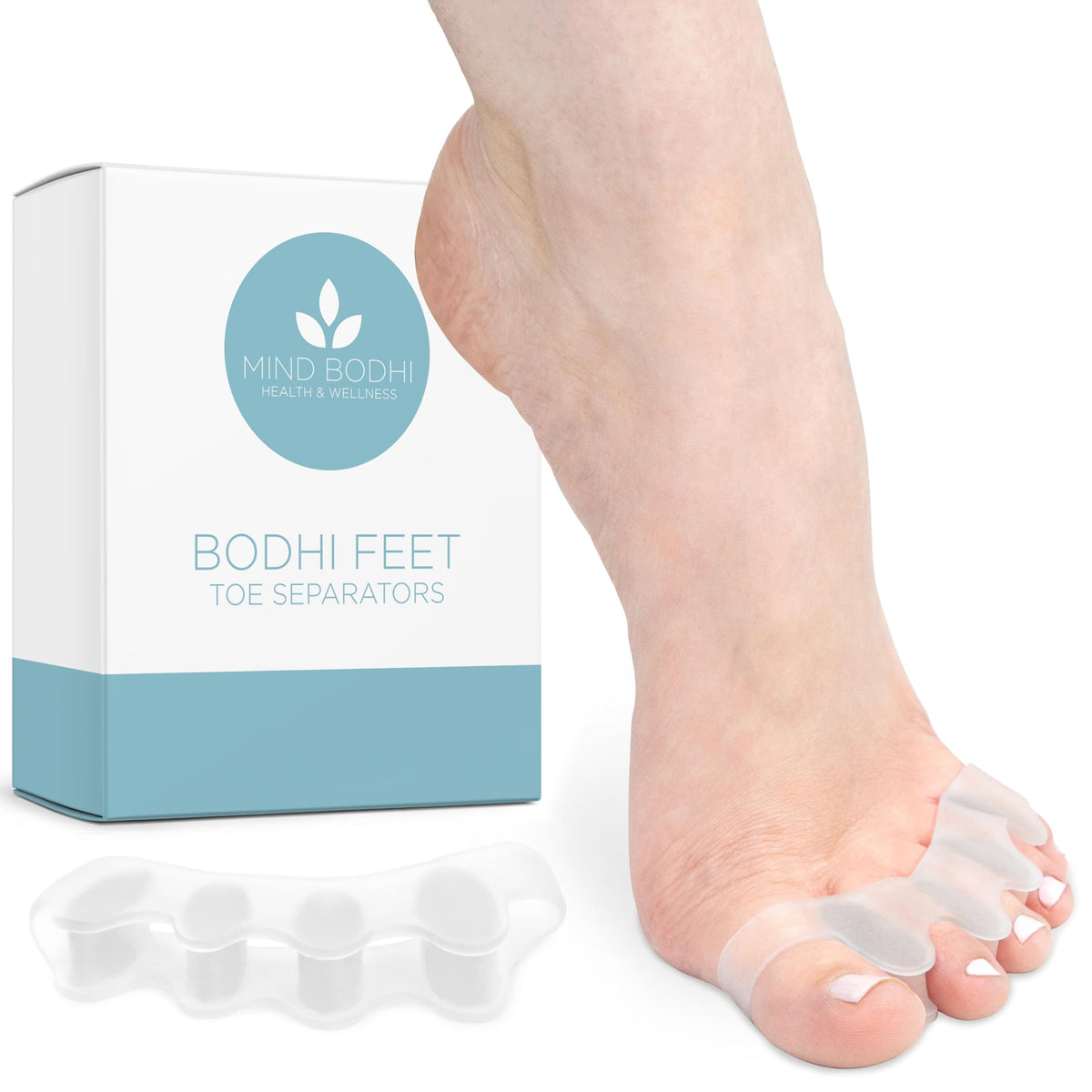 Mind Bodhi Toe Separators/Toe Spacers - Men & Women - Large Size - Blue