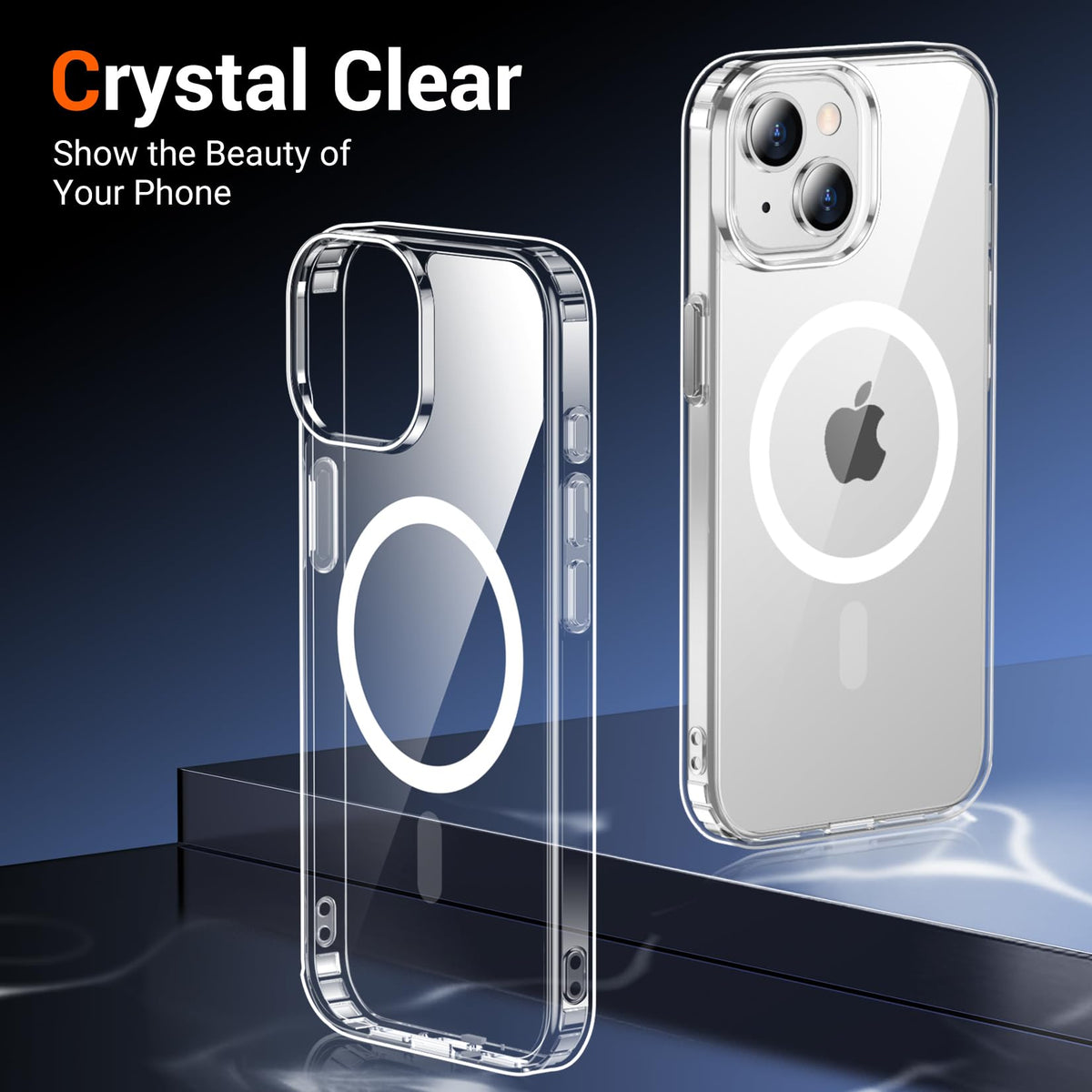 Temdan for iPhone AIR Case with Screen Protector Beige