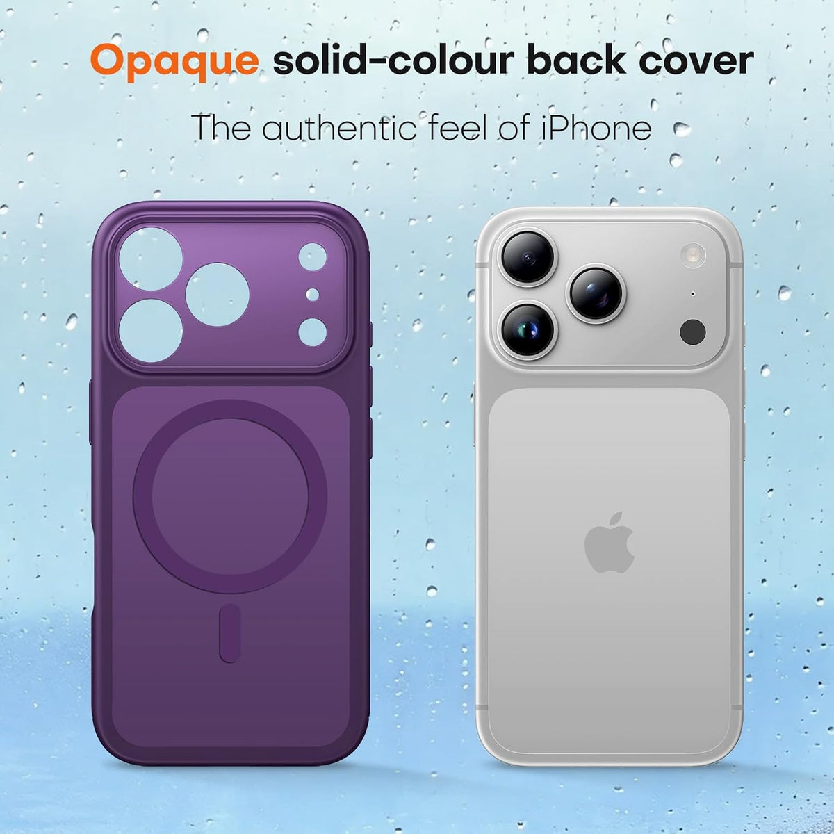 TAURI for iPhone 16 Pro Max Case, Compatible with MagSafe, Purple