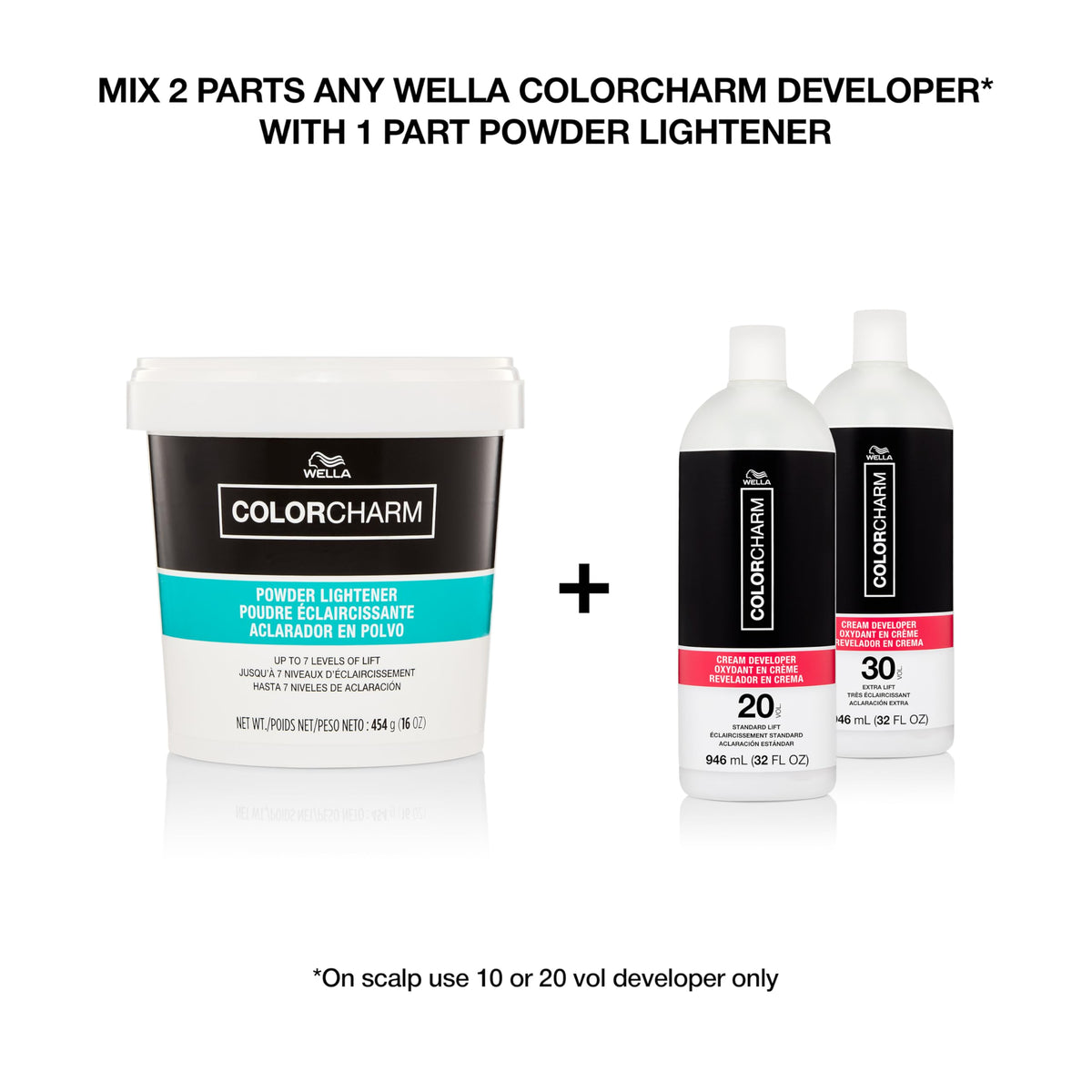 COLORCHARM Cream Hair Color Developers | For Activating Color, Highlighting