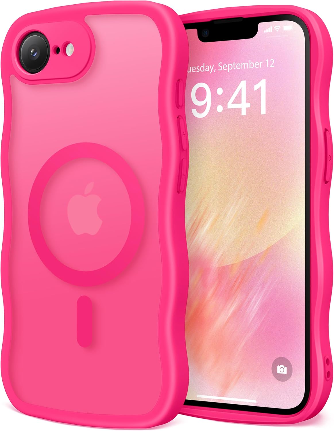 CAPRARO Cute for iPhone 11 Case, Compatible with MagSafe Stone