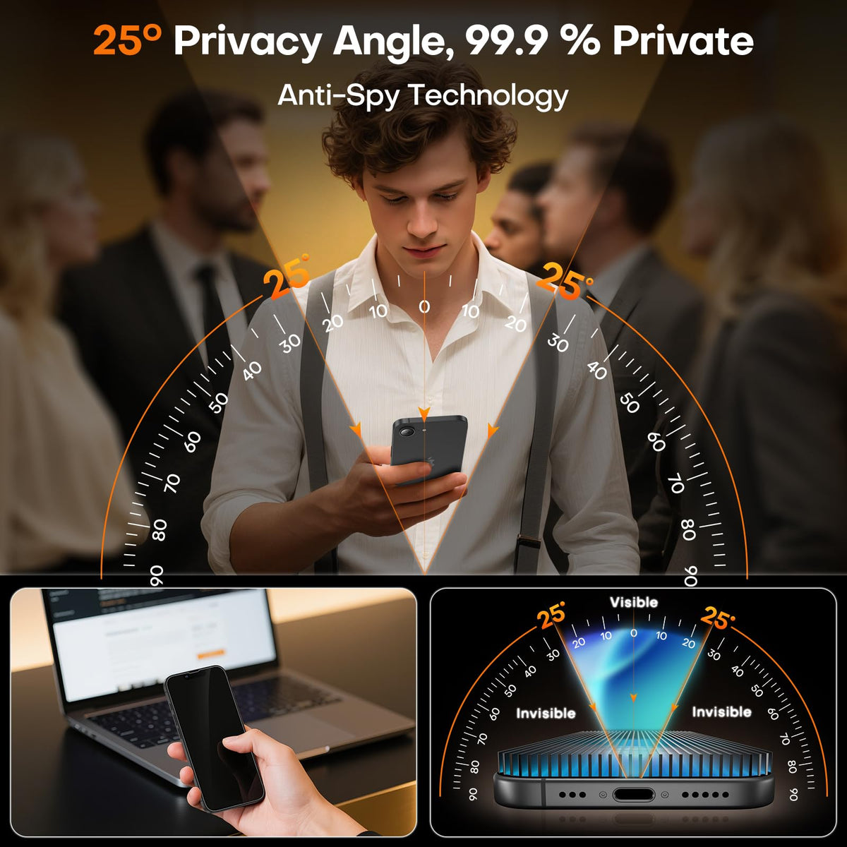 TOCOL for iPhone 17 Screen Protector, Easy Installation