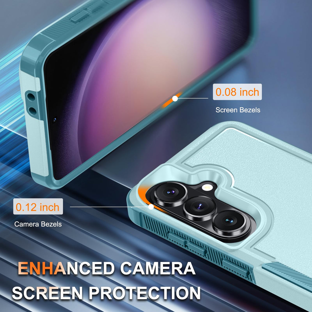 Case for Samsung Galaxy A16 5G,Full Body Heavy Duty Cover,Mint Green