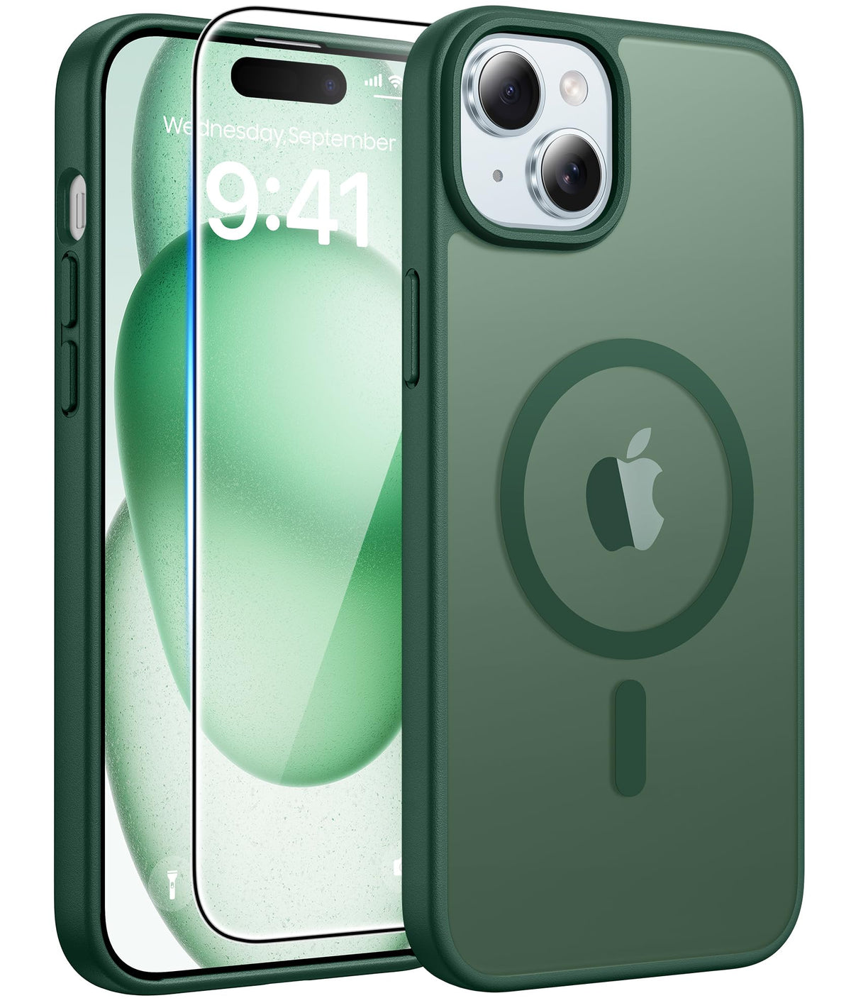 FNTCASE for iPhone 17 Case, Fit for Magsafe, Teal