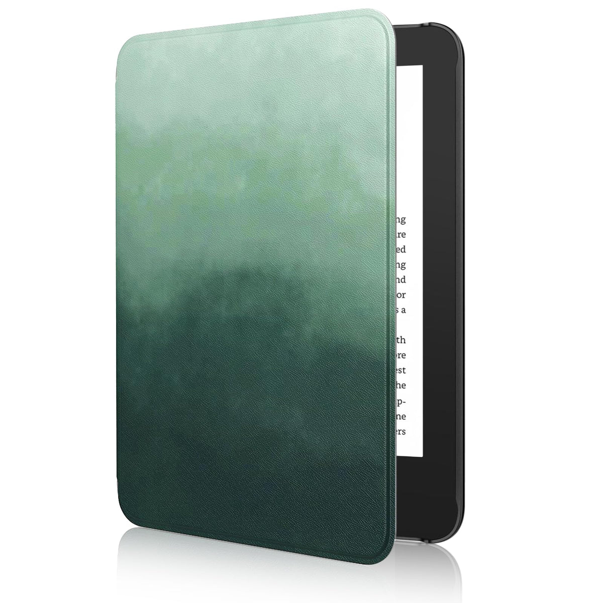 MoKo Case for 6" Amazon Kindle Basic 11th Gen 2024/2022,Blue-green