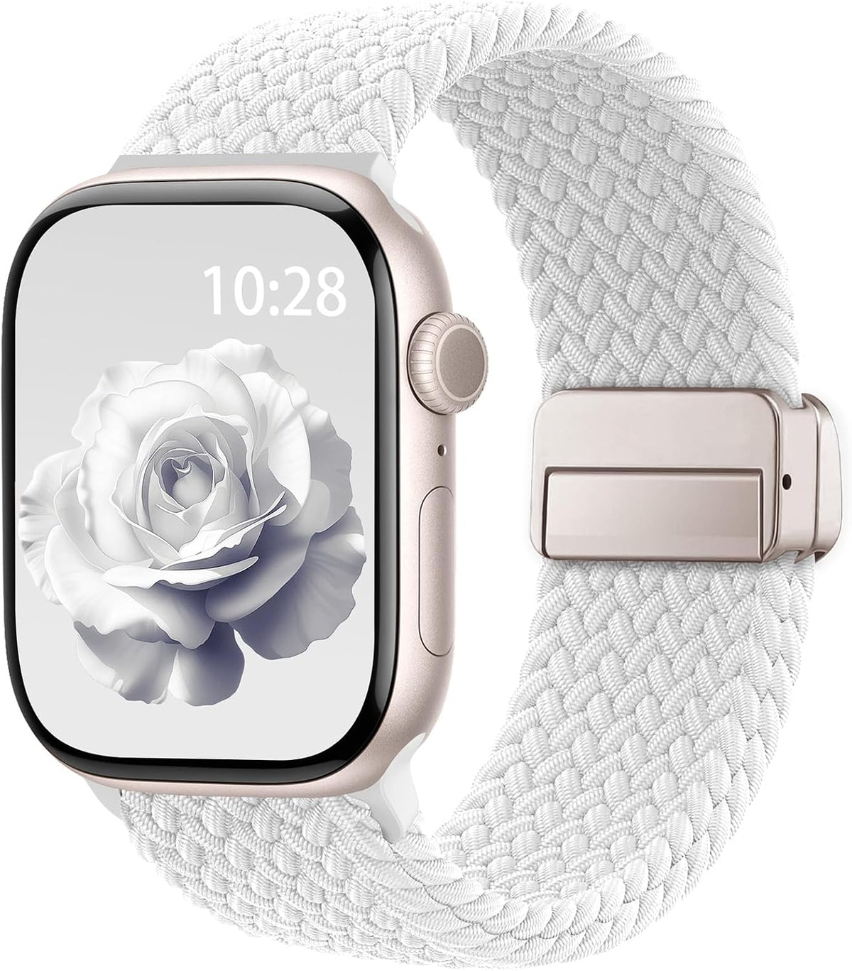 Braided Stretchy Magnetic Sport Band for Apple Watch Bands for Women Men