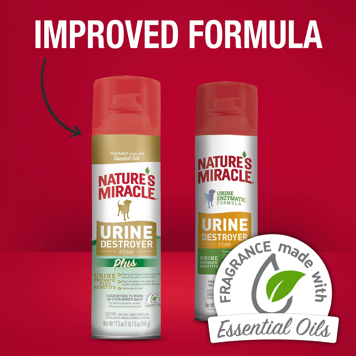 Nature's Miracle Dog Urine Destroyer Plus, Enzymatic Cleaner, 32 oz