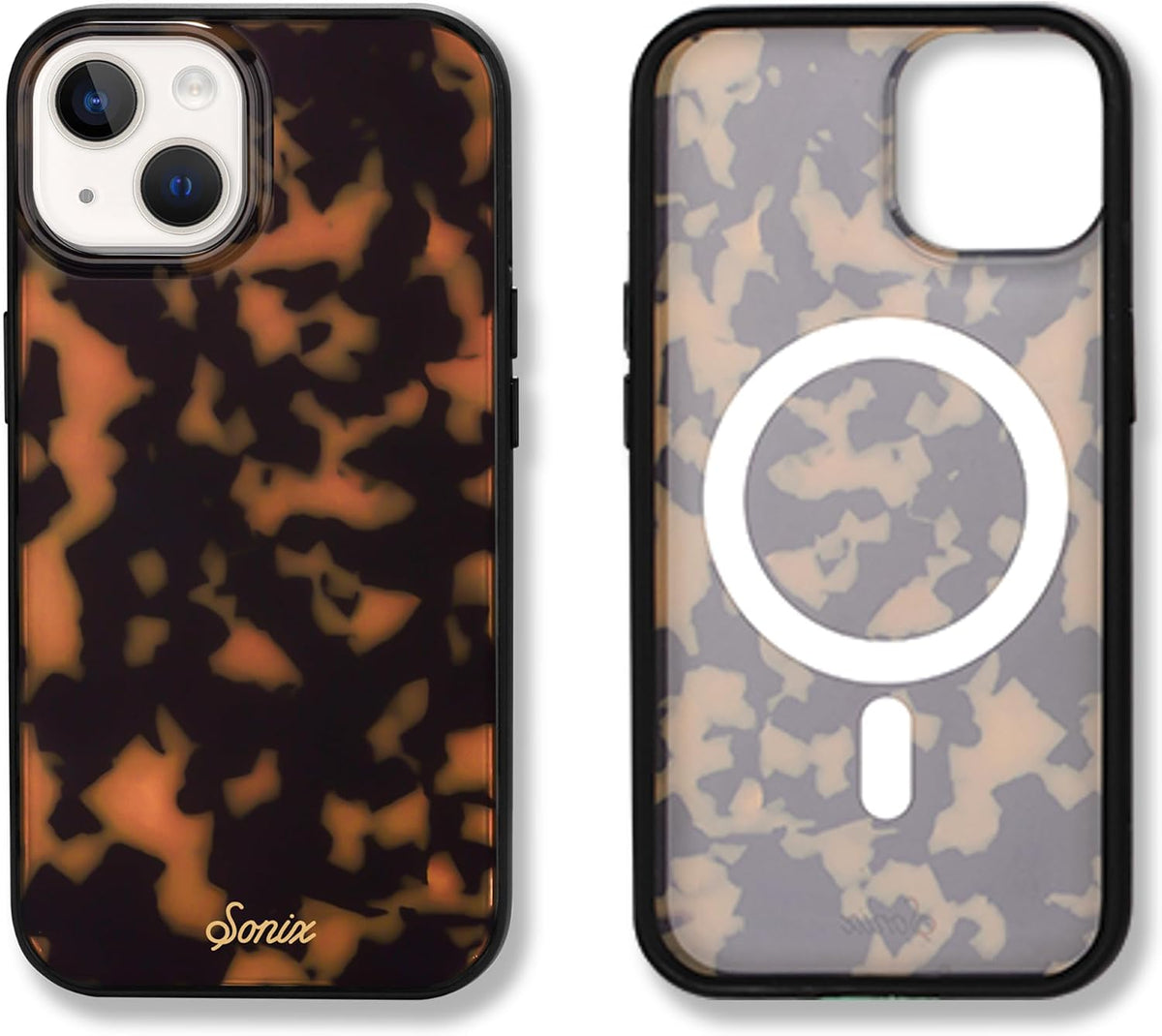 Sonix Case for iPhone 18 Pro, 17 Pro | Abstract Stripe Brown/Blue