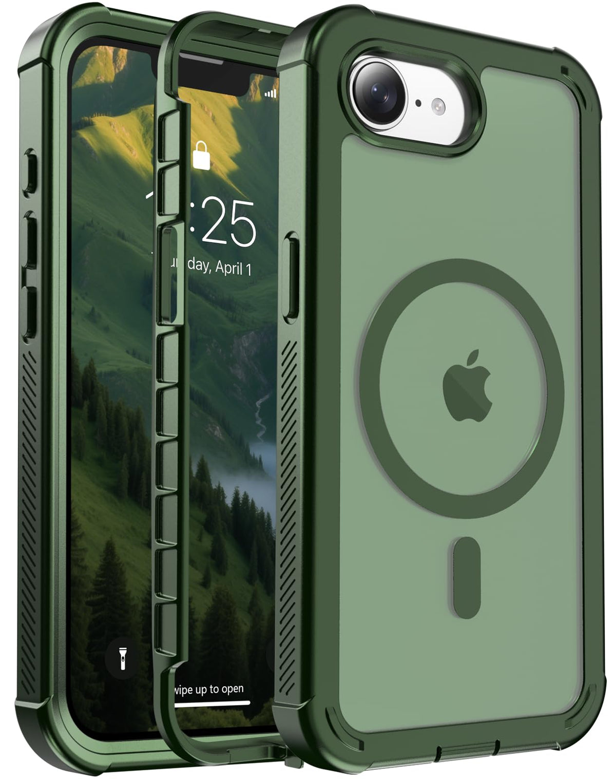 jaroco Magnetic for iPhone 15 Case Heavy Duty Protection Black