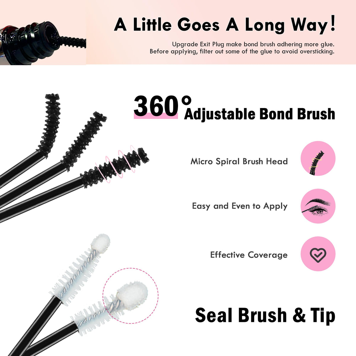 LA MAESII Lash Remover for Lash Clusters 5ML Clear Remover for Lash Cluster