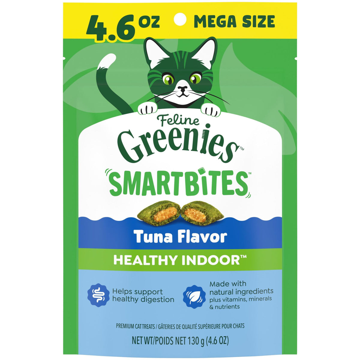 Greenies Feline Smartbites Healthy Indoor Cat Treats, Chicken, 4.6 oz
