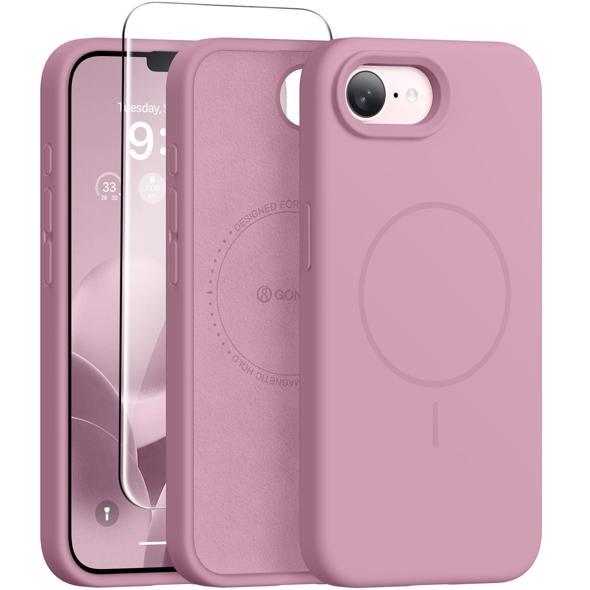 GONEZ for iPhone 18 Pro Max Case/iPhone 17 Pro Max Case, Mist Blue