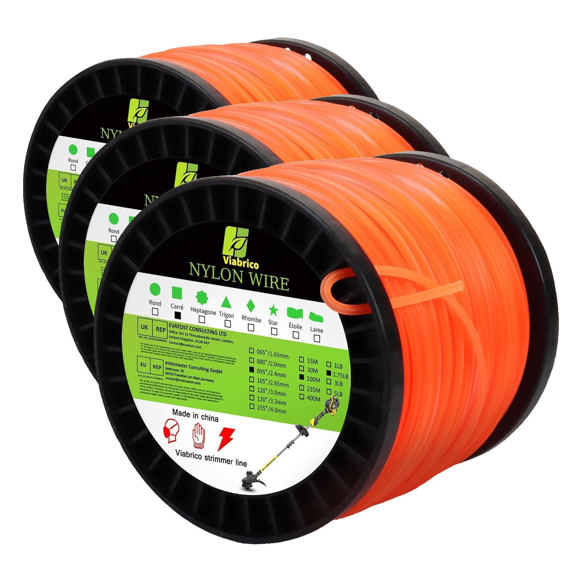 065" Weed Eater String 820FT x 1.2LB Round String Trimmer Line