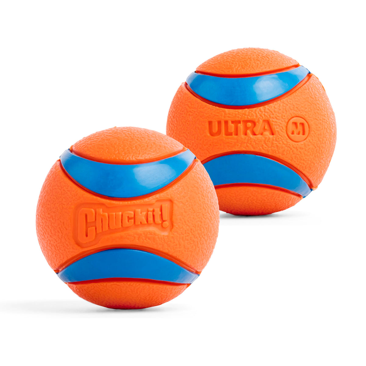 Chuckit! Ultra Squeaker Balls for Dogs, Floating Water Pet Toys, Durable Rubber Pet Toy, Bouncy Squeaky Fetch Balls for Dogs, Medium (2.5") 2 Count (Pack of 12)