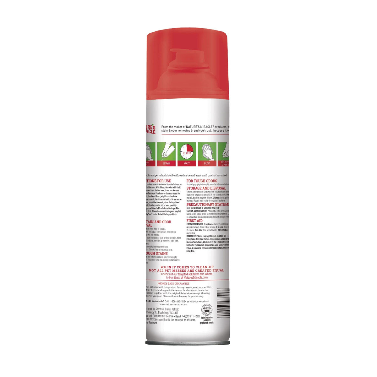 Nature's Miracle Dog Urine Destroyer Plus, Enzymatic Cleaner, 32 oz