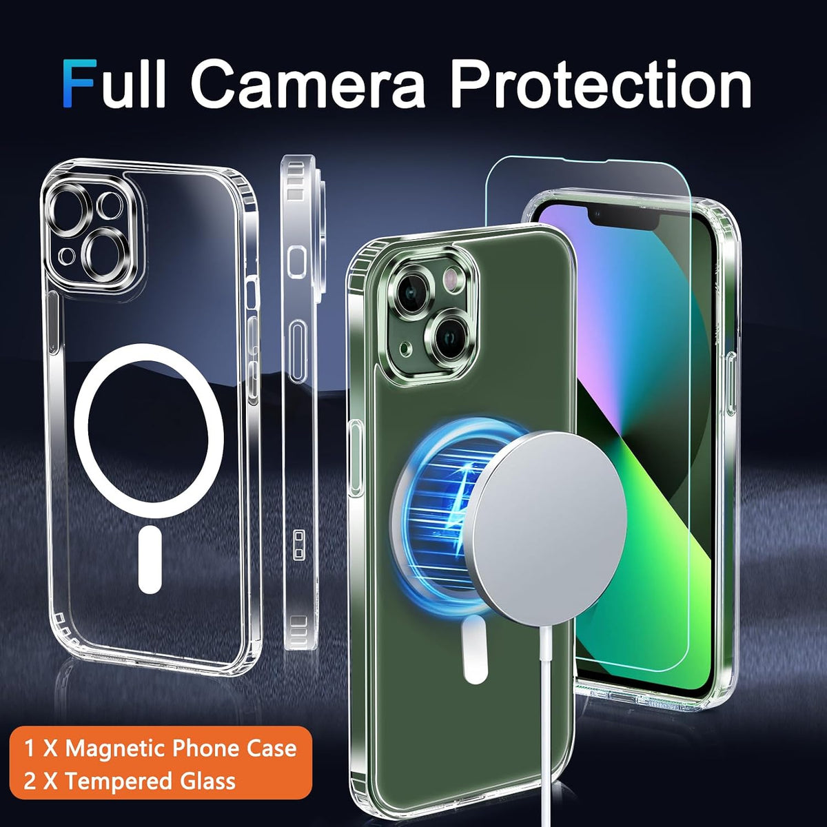 TZGZT 3 Pack Privacy Screen Protectors for iPhone Duo, Tempered Glass