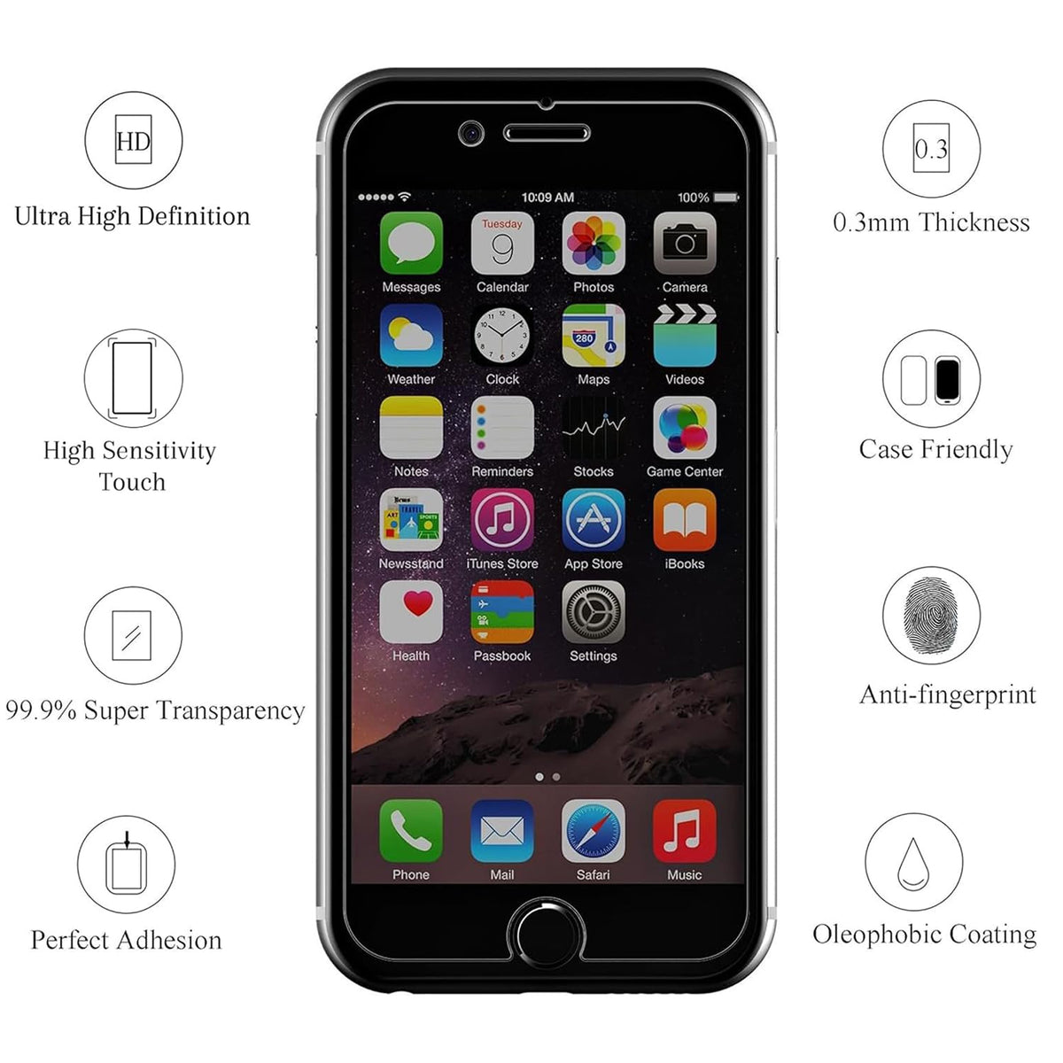 Ailun 3 Pack Privacy Screen Protector for iPhone 17 Pro Max, Tempered Glass