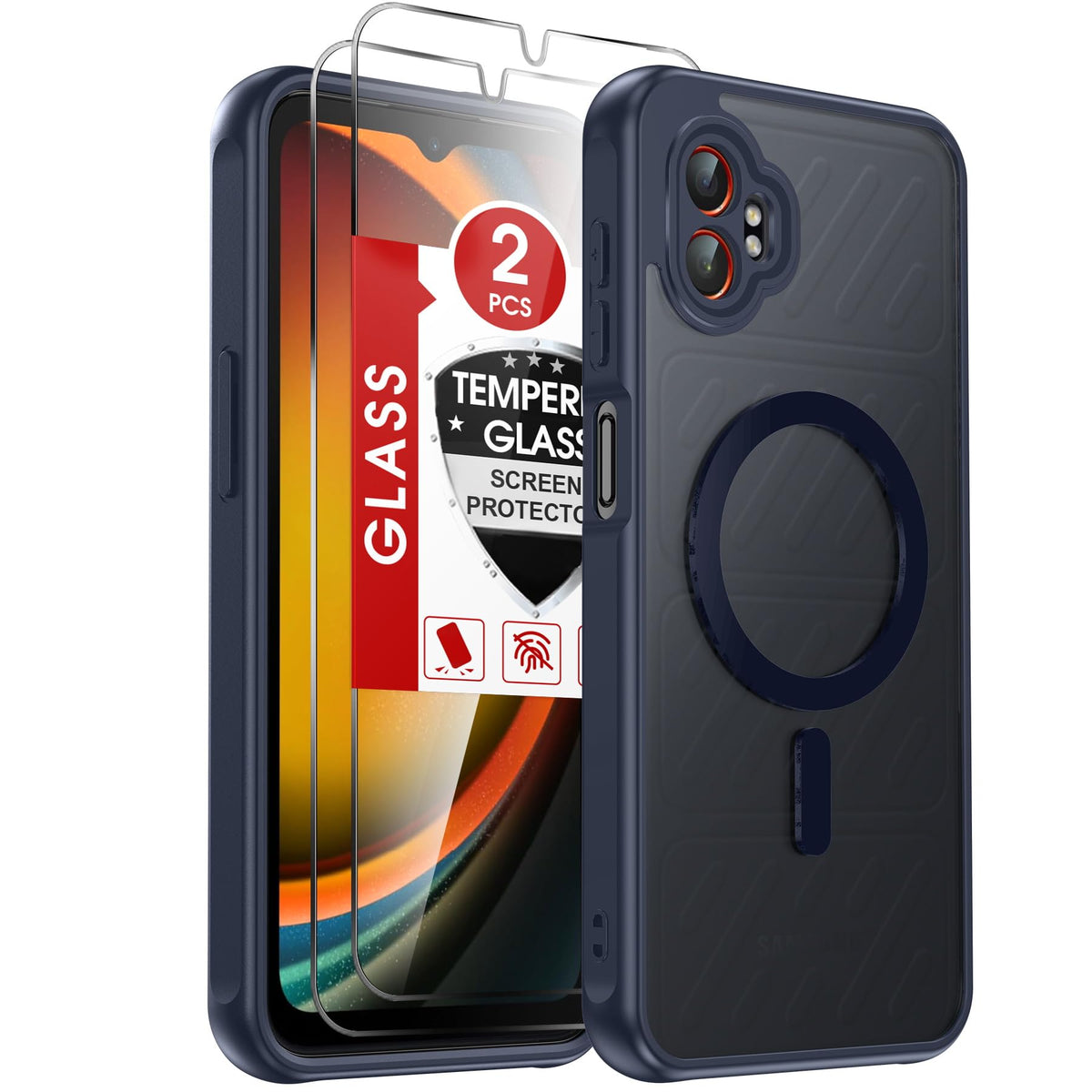 LeYi for Pixel-8A Phone Case: MagSafe Fit & Screen Protector Crystal Clear