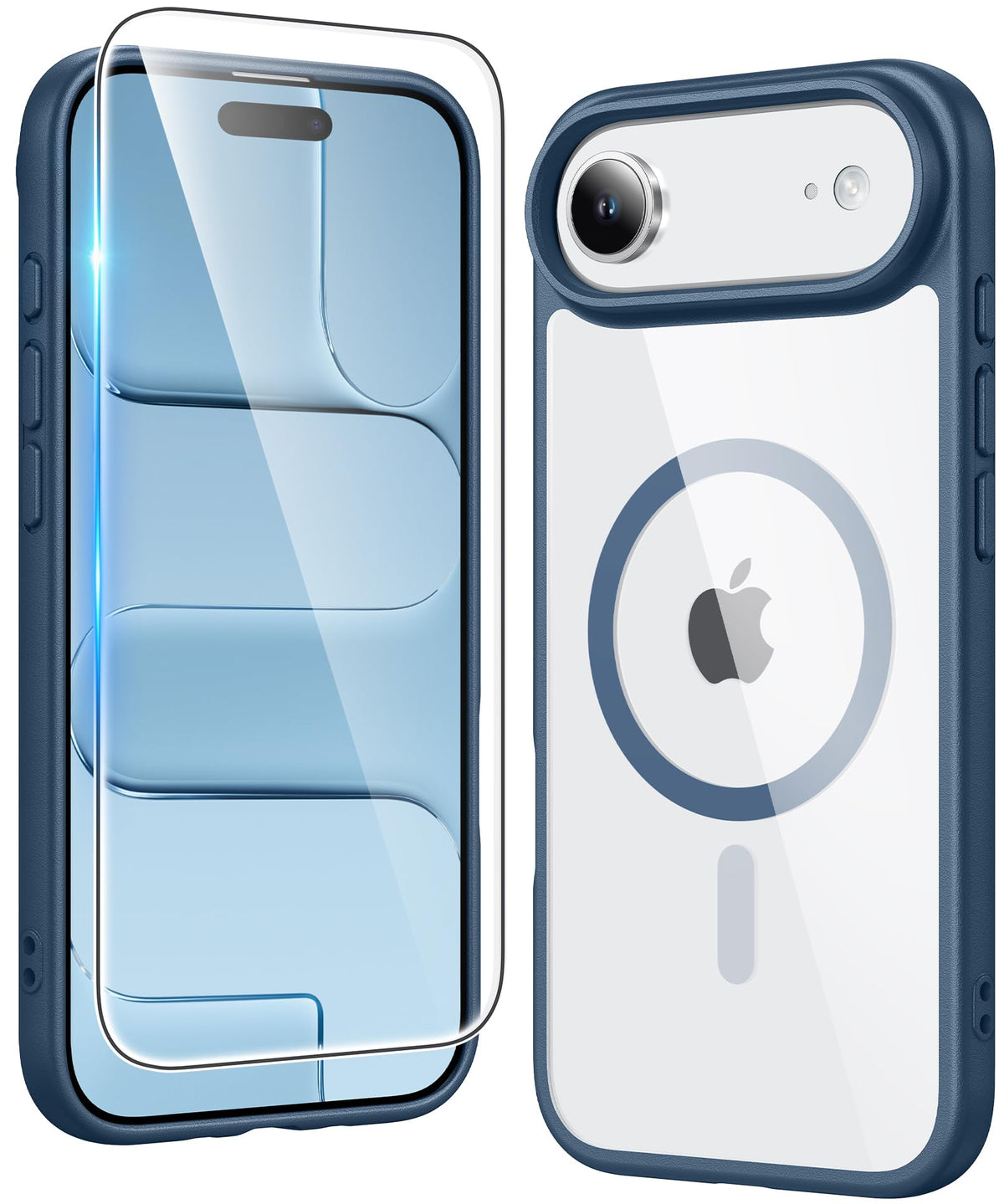 FNTCASE Magnetic for iPhone 15/14/13 Case, Clear