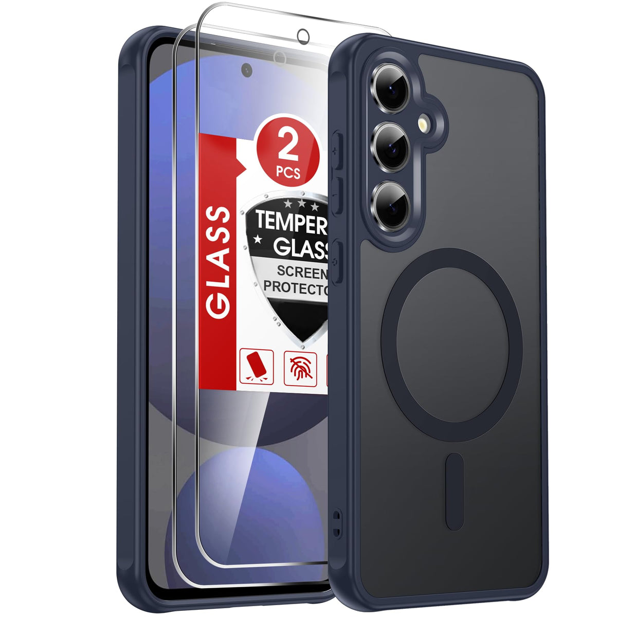 LeYi for Pixel-8A Phone Case: MagSafe Fit & Screen Protector Crystal Clear