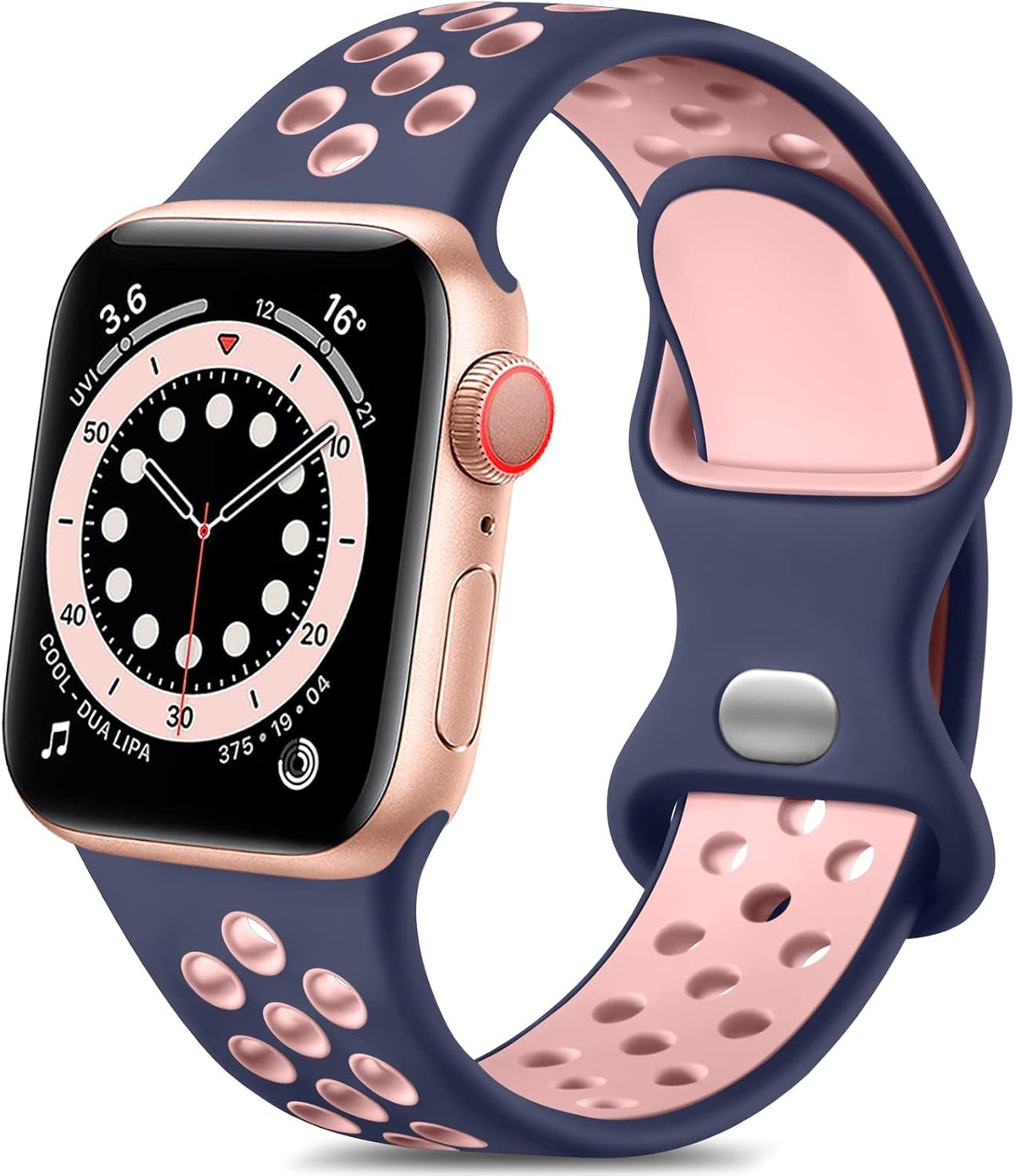 Lerobo Sport Band for Apple Watch Bands 44mm 45mm 46mm 42mm 49mm Men Women