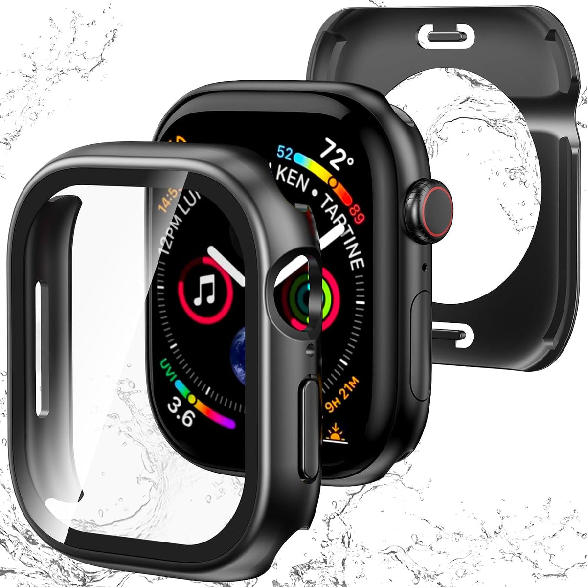 YIJDACASE 3 in 1 Waterproof Case for 41mm Apple Watch Series 9 8 7
