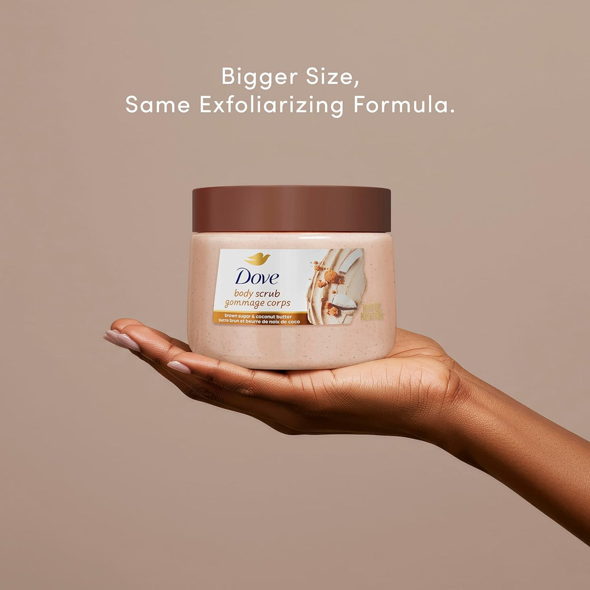 Dove Exfoliating Body Scrub, Brown Sugar & Coconut Butter, 15 oz