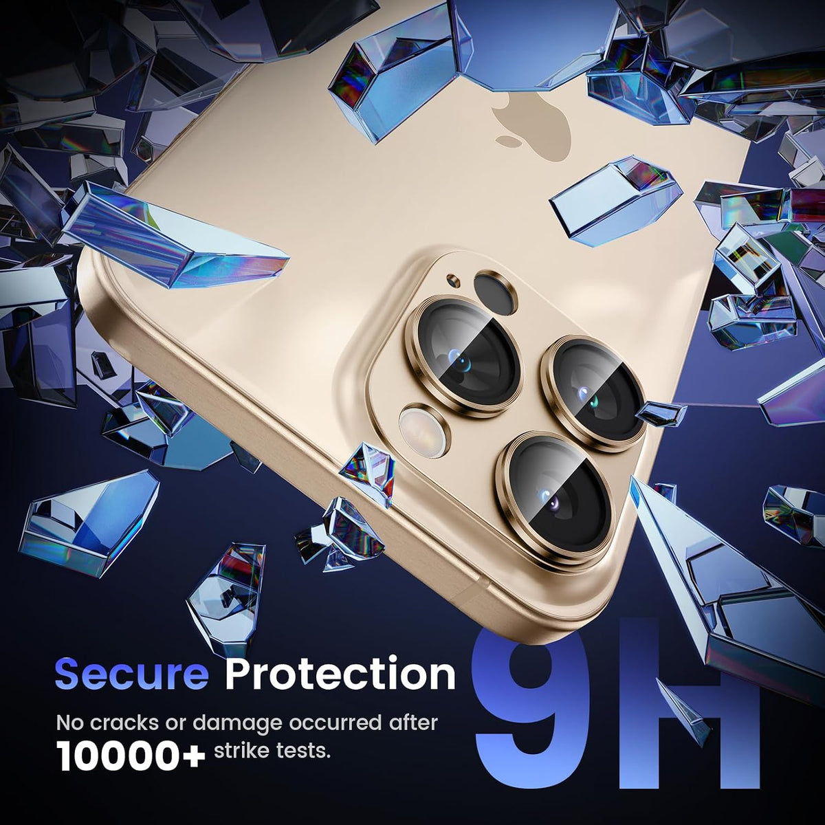 Tensea for iPhone 15 Pro Max/iPhone 15 Pro Camera Lens Protector